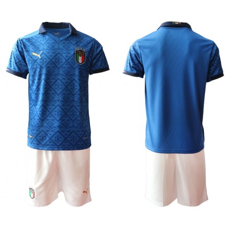 Fußballtrikots Italien Kinder Heim Trikotsatz Euro 2020